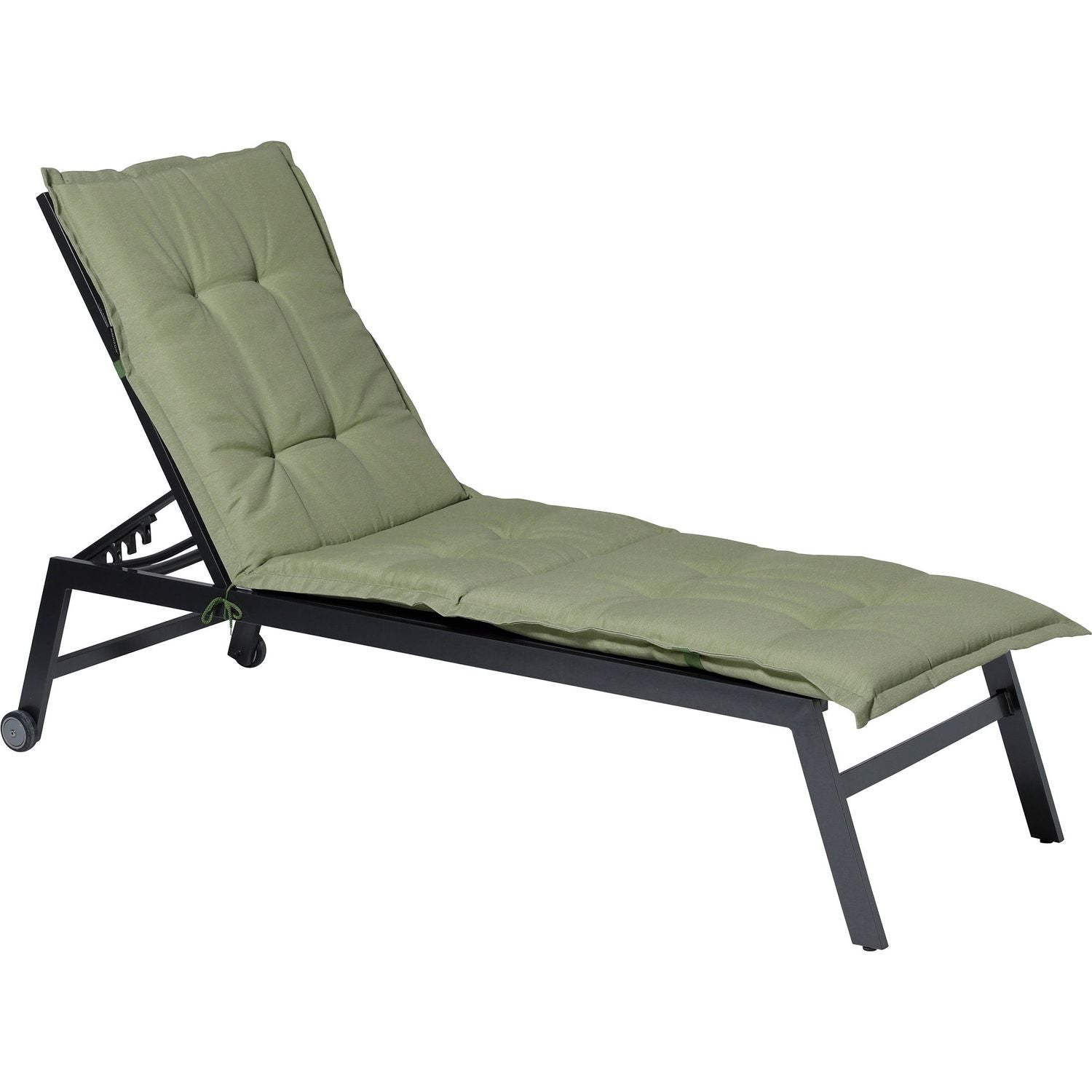 MADISON - Cuscino Lettino Panama Serie Panama Salvia 200x60 cm